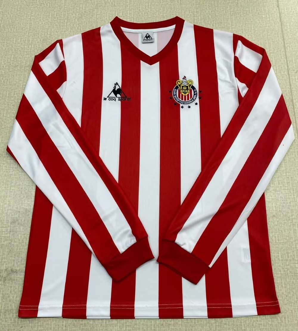 Chivas 86/87- Local - Retro - Manga Larga
