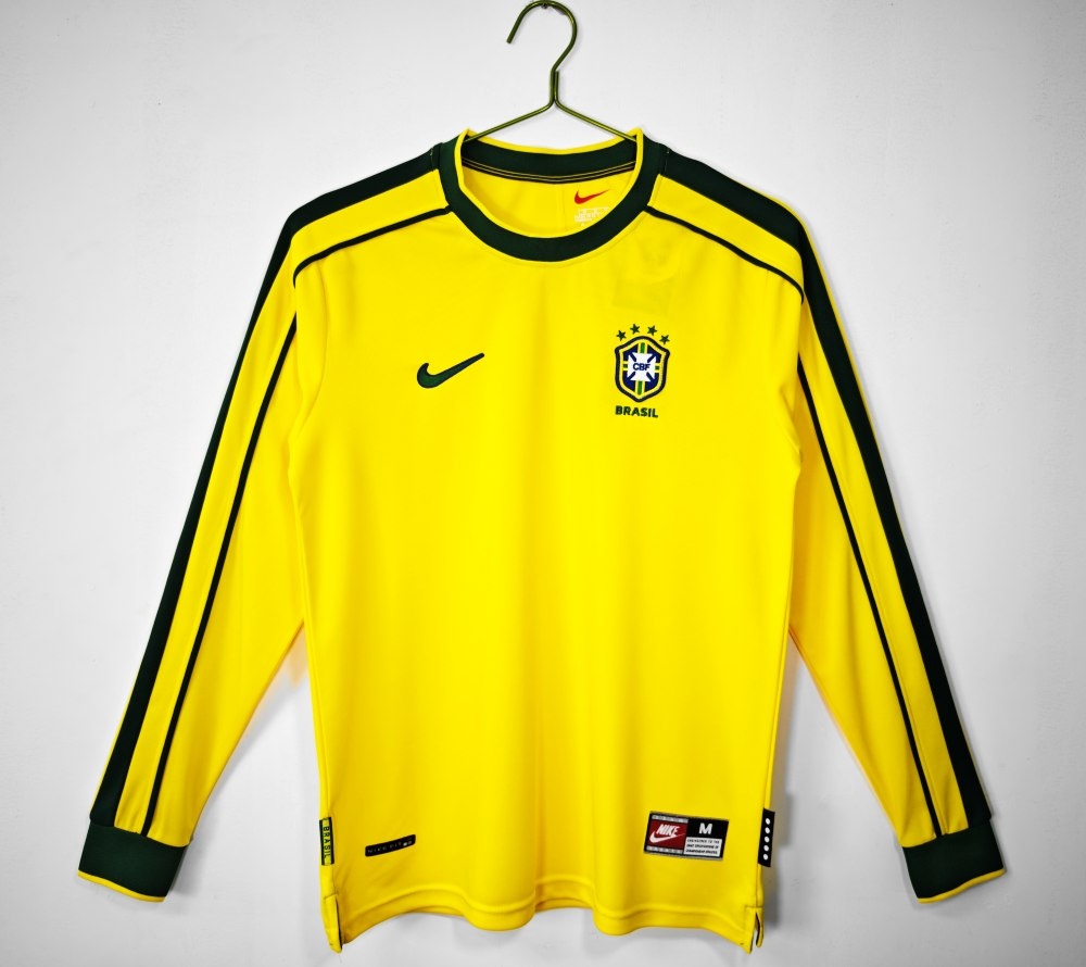 Brasil 98 - Local - Retro - Manga Larga